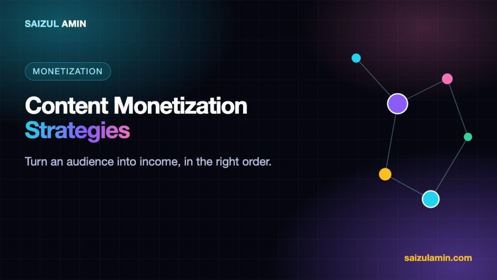 Content Monetization Strategies for Beginners: Turning an Audience into Income