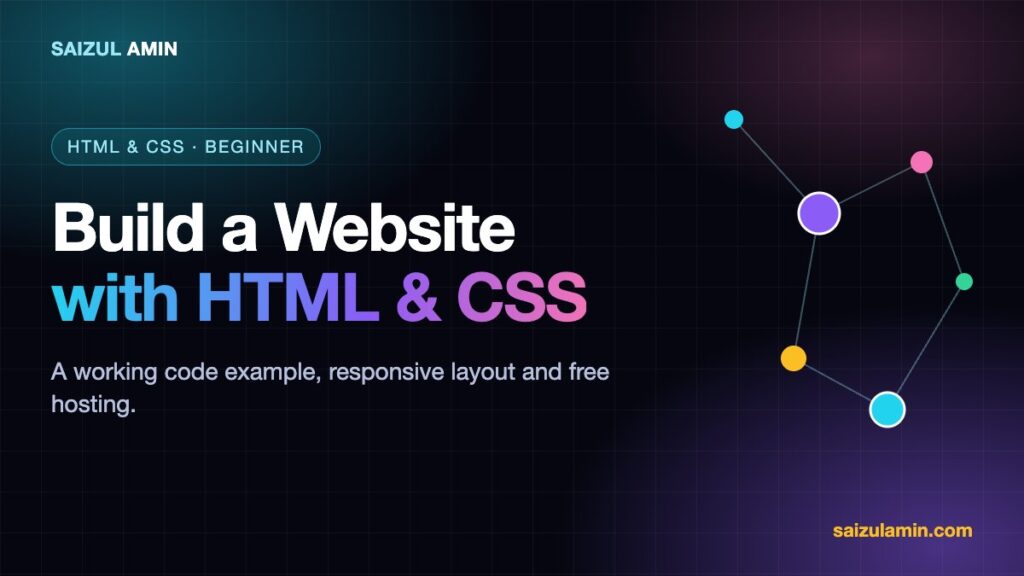 How to Create a Website Using HTML and CSS: A Beginner's Walkthrough