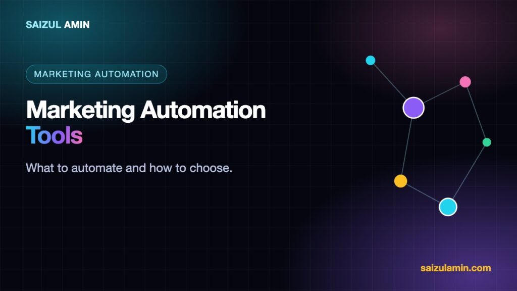 Marketing Automation Tools for Business: What to Automate and How to Choose Marketing Automation Tools for Business: What to Automate and How to Choose