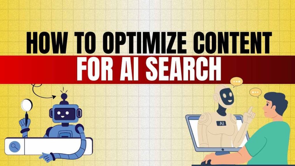 how to optimize content for ai search